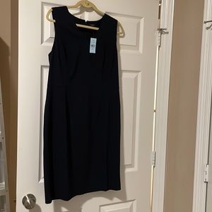 New with tags 12 Petite Ann Taylor Factory Navy Petite Career Dress